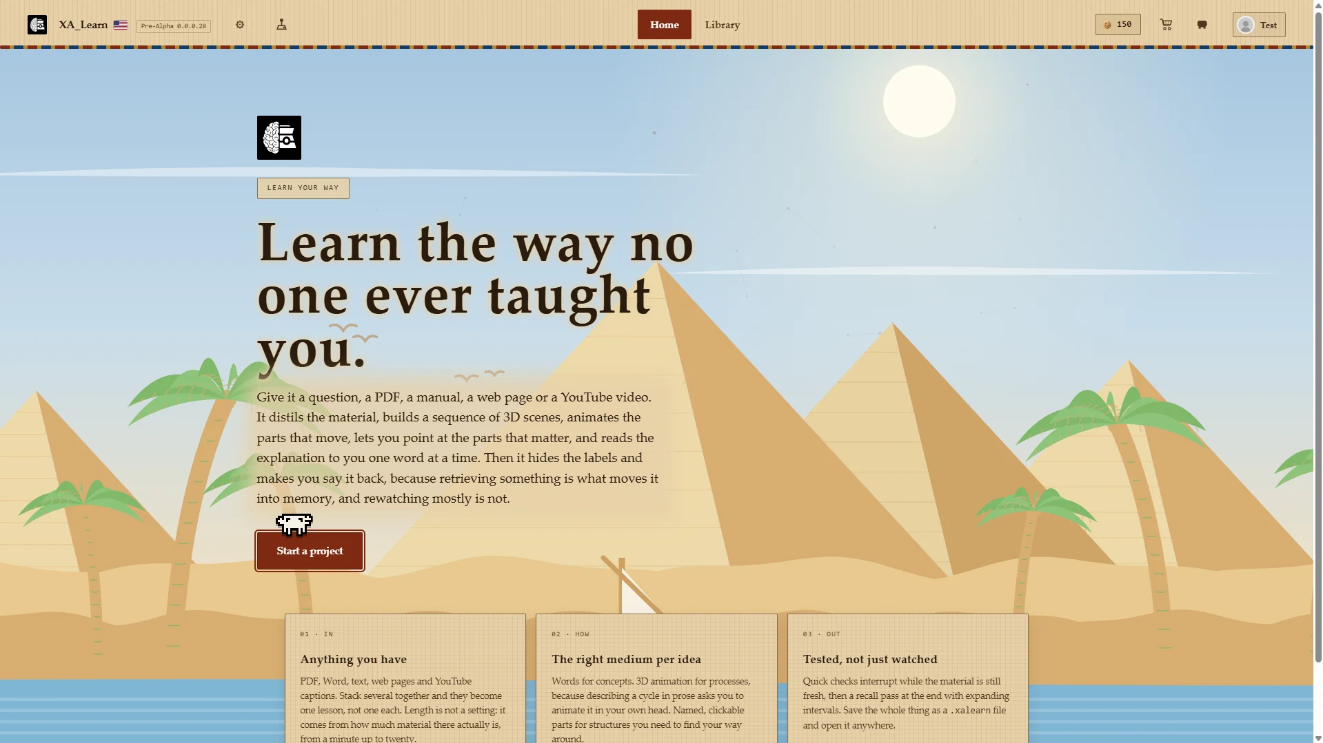 XA_Learn with the Papyrus theme