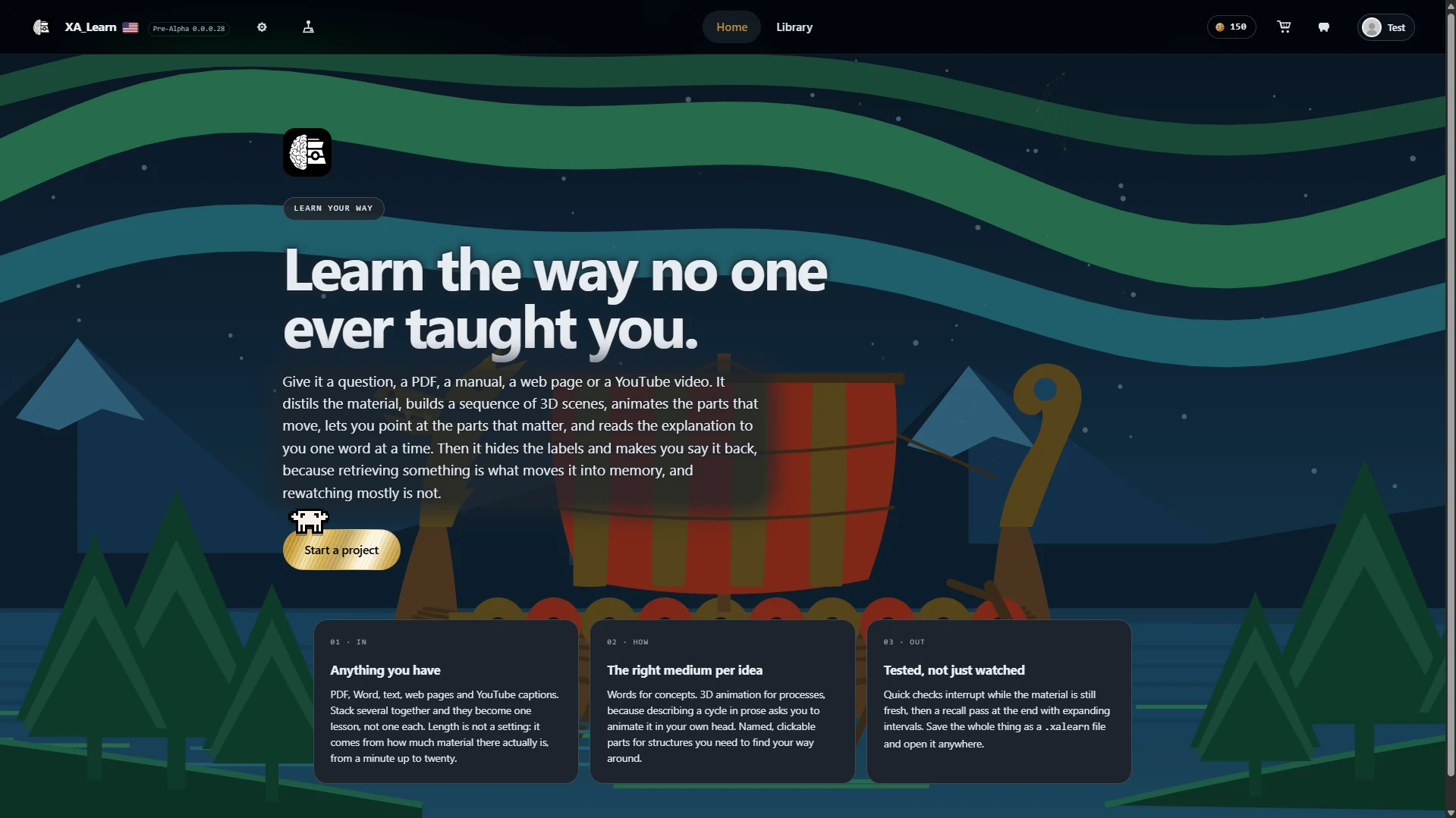 XA_Learn with the Norse theme