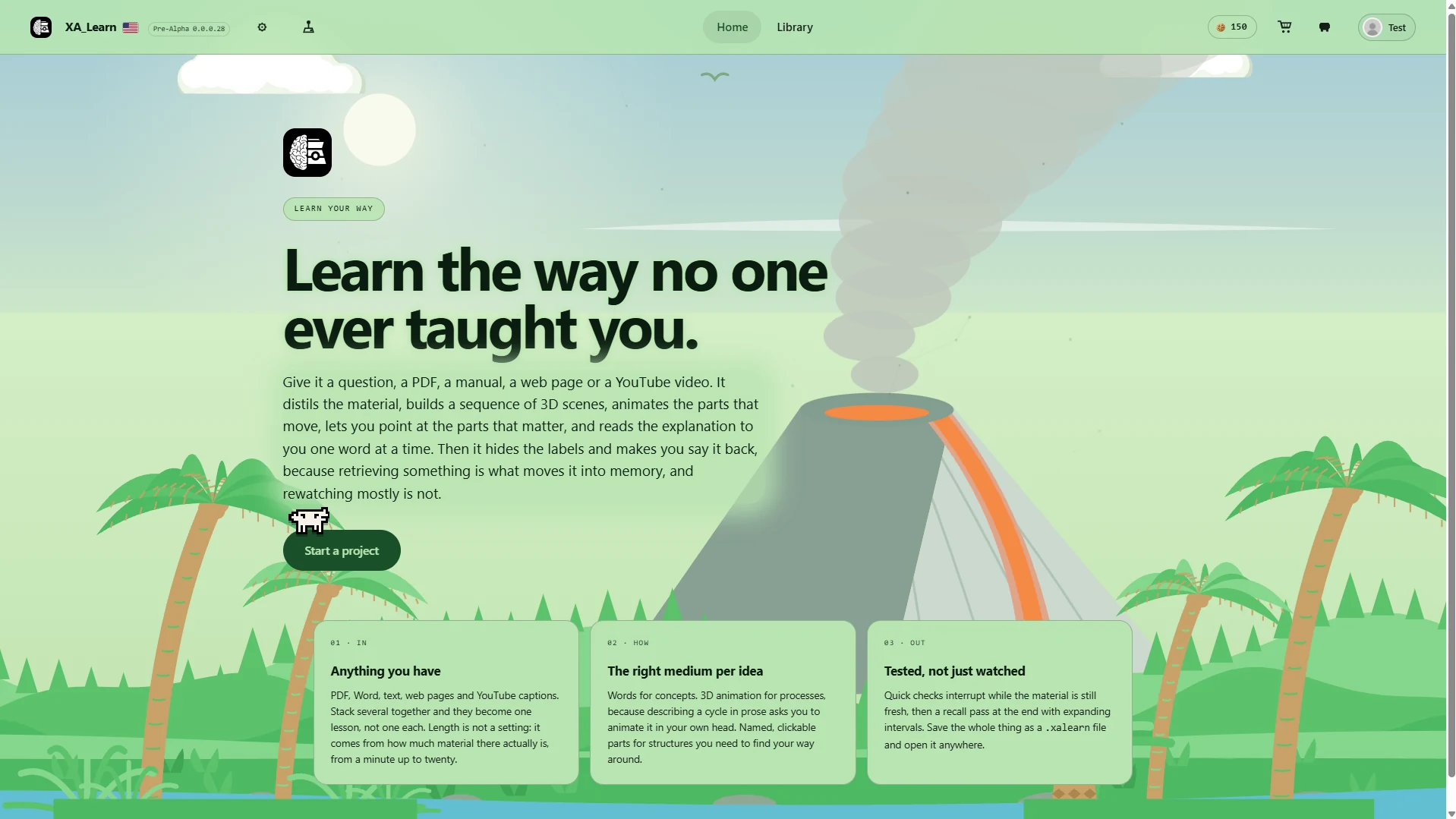 XA_Learn with the Jurassic theme