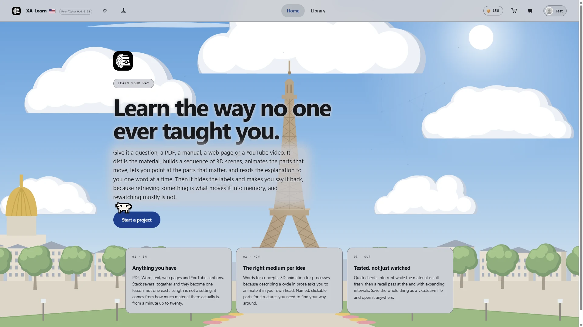 XA_Learn with the France theme