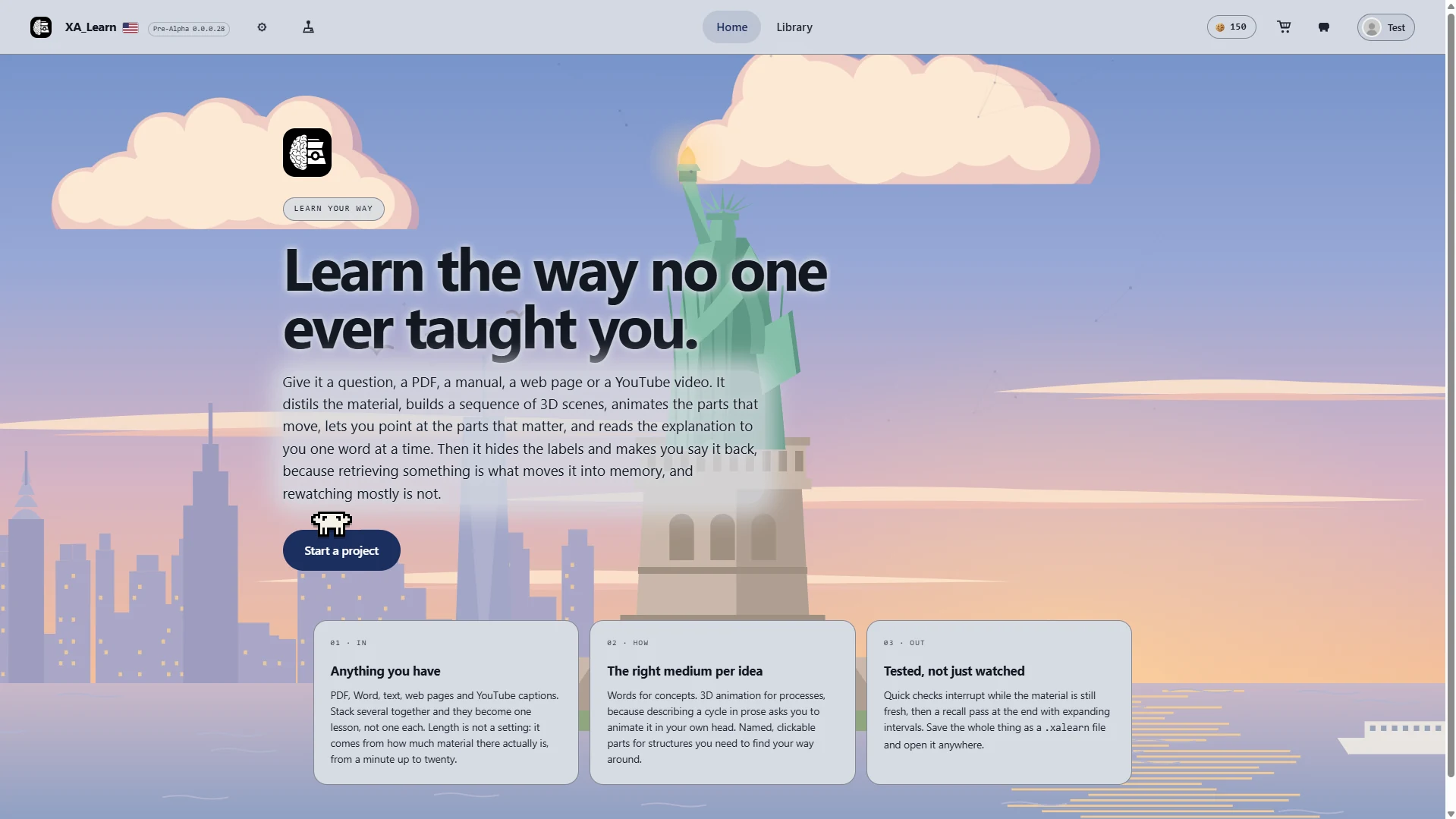 XA_Learn with the United States theme